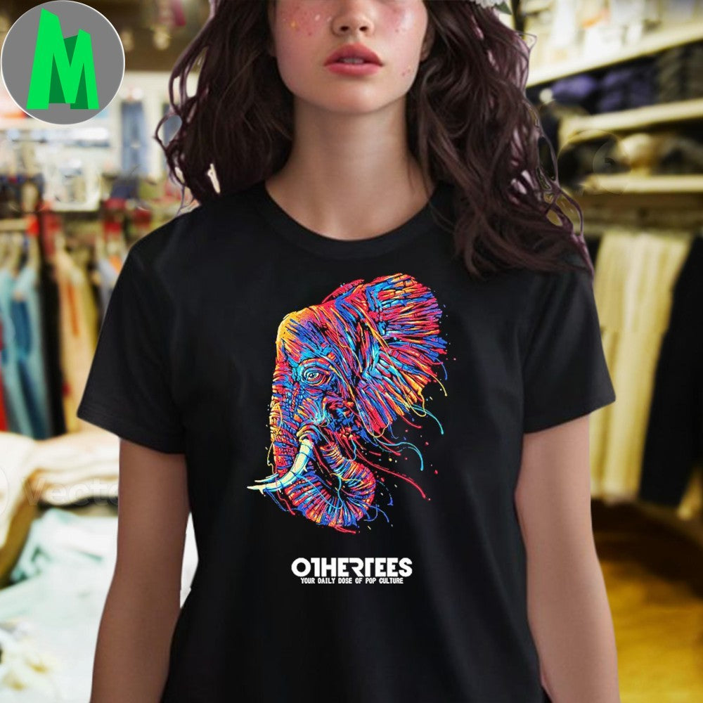 Original Colorful Elephant Your Daily Dose Of Pop Culture Shirt Unisex