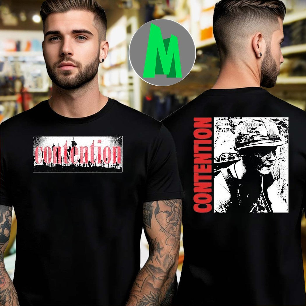 Original Contention Hardcore Punk Slogan Graphic Unisex