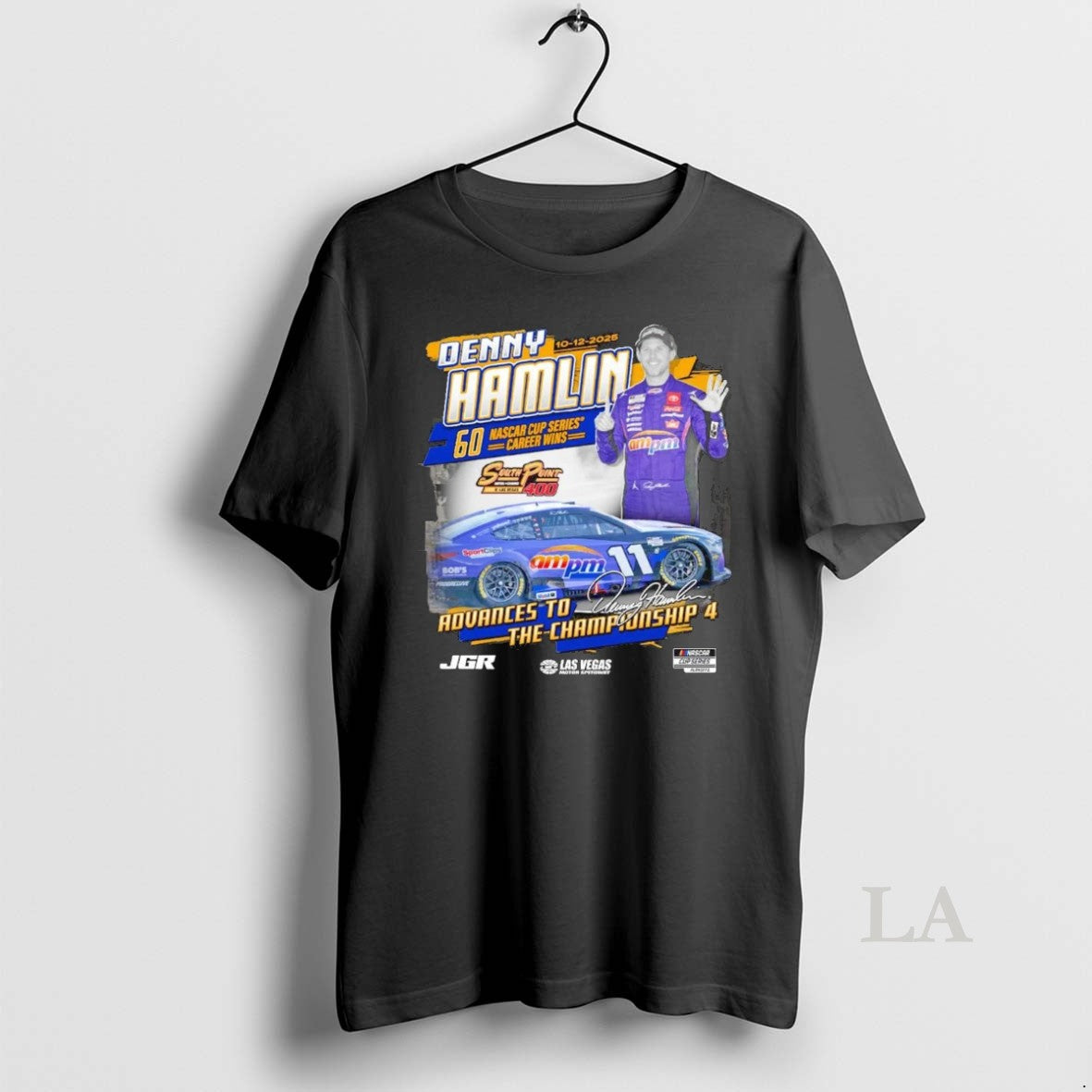 Original Denny Hamlin 2025 South Point 400 Race Winner