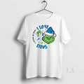 Original Detroit Lions X Santa Grinch I Love Lions Christmas White