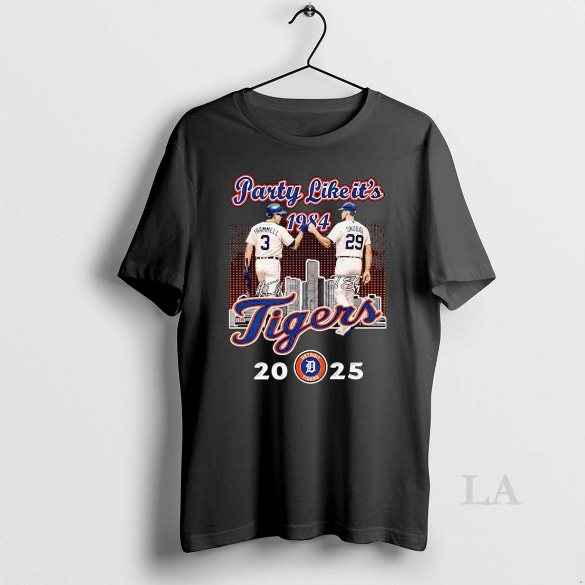 Original Detroit Tigers Trammell And Skubal 2025 Party Like Its 1984
