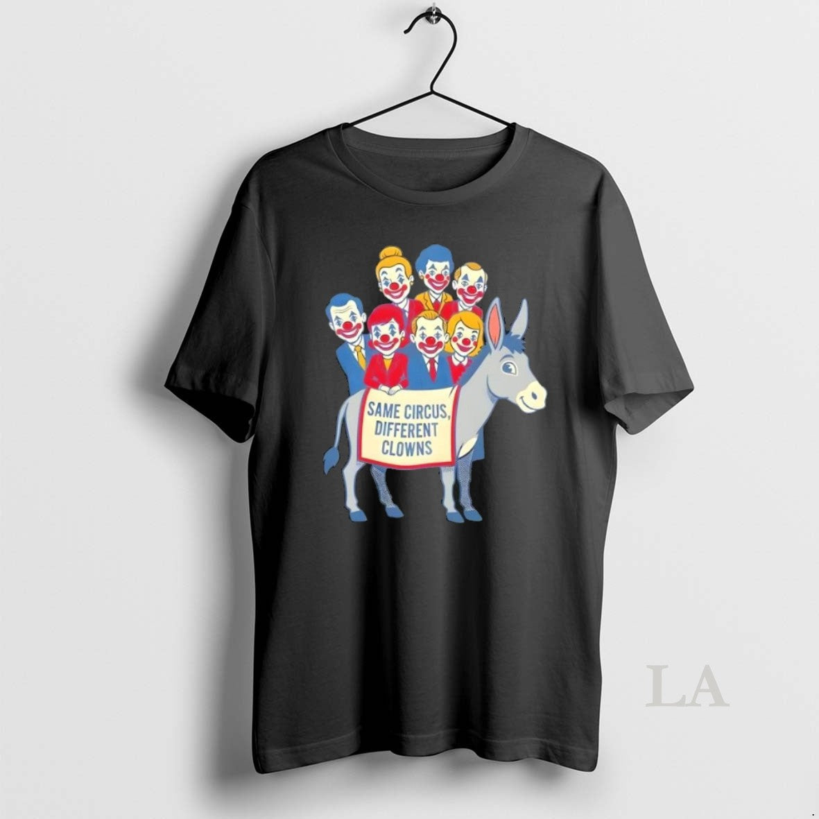 Original Donkey Same Circus Different Clowns Cartoon Unisex