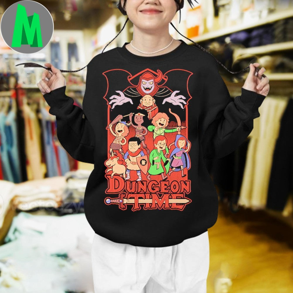 Original Dungeon Time Animation RPG Shirt Unisex