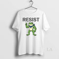 Original Frogs Resist Cartoon Frog Protest Art Funny Portland