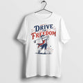 Original George Washington Playing Golf Drive For Freedom 4th Of July Patriotic Tshirts Unisex