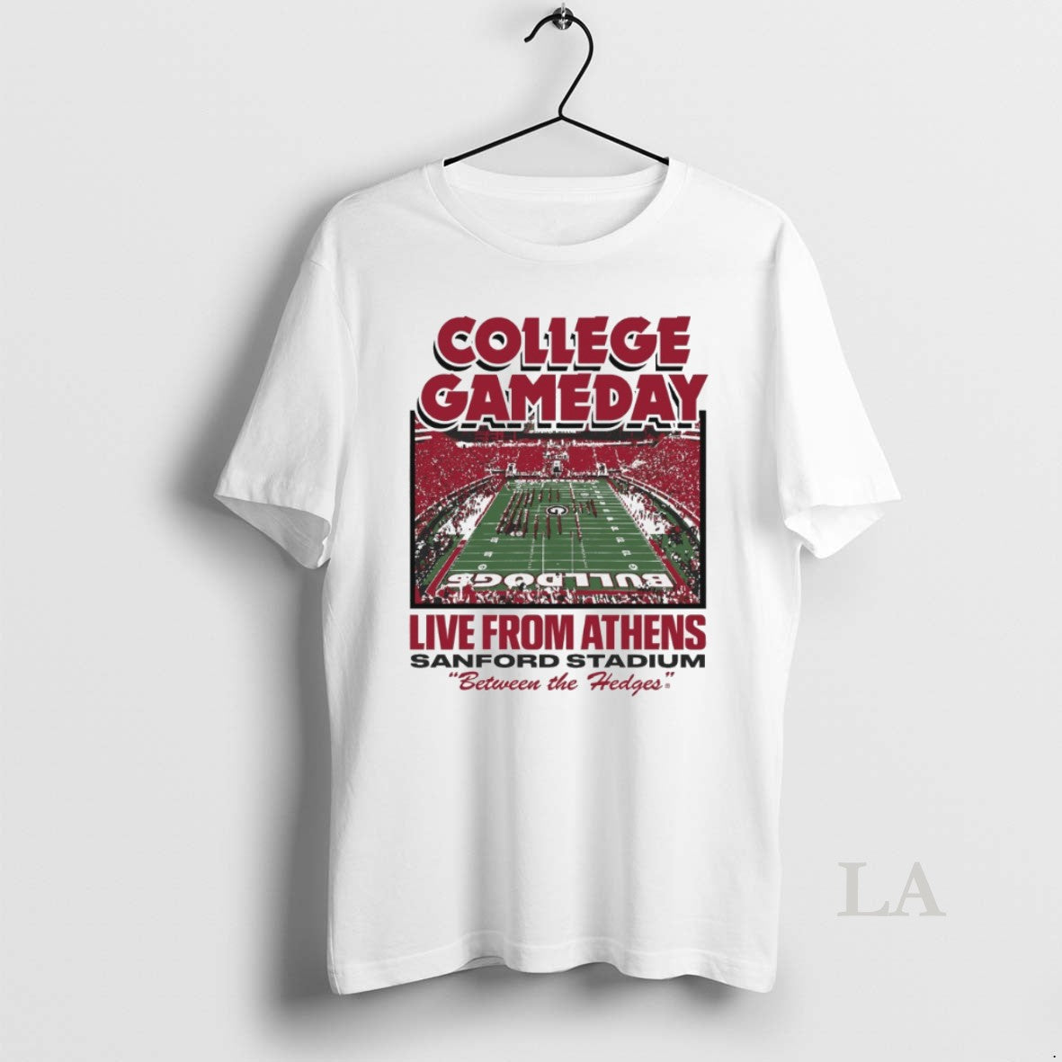 Original Georgia Bulldogs College Gameday Live From Athens Sanford Stadium Between The Hedges
