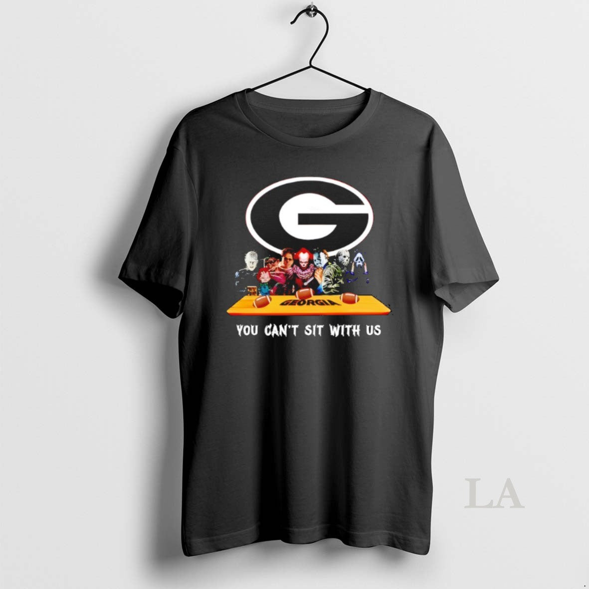 Original Georgia Bulldogs Horror Movie Characters You Cant Sit With Us Halloween