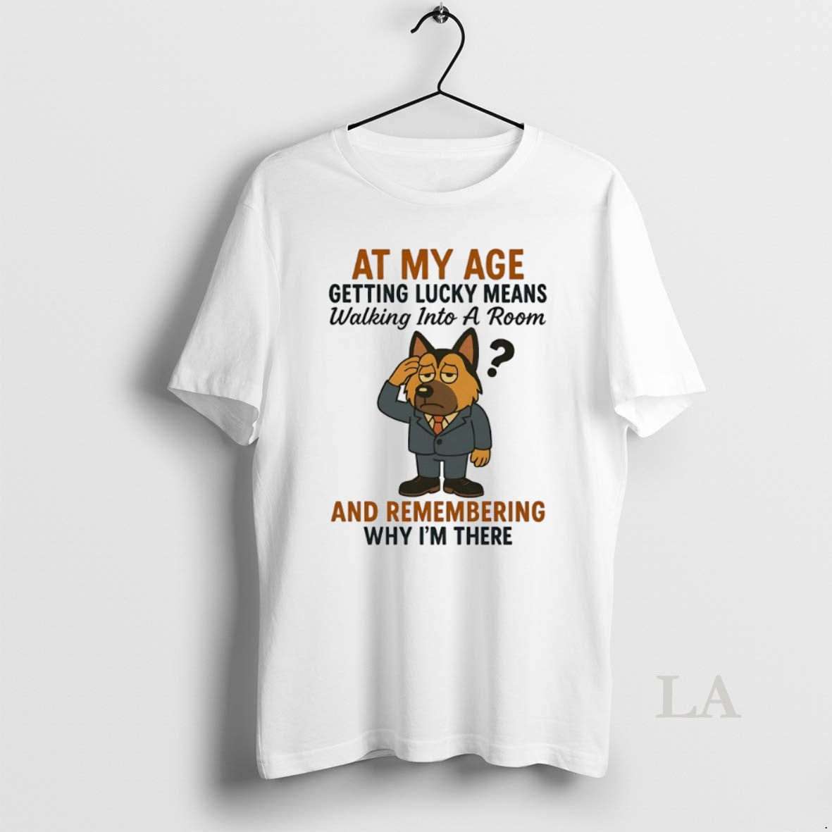 Original German Shepherd At My Age Getting Lucky Means