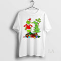 Original Grinch Santa And Pine Tree Merry Christmas White