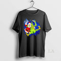Original Grinch Wrestles Santa Claus 3 16 Light Christmas