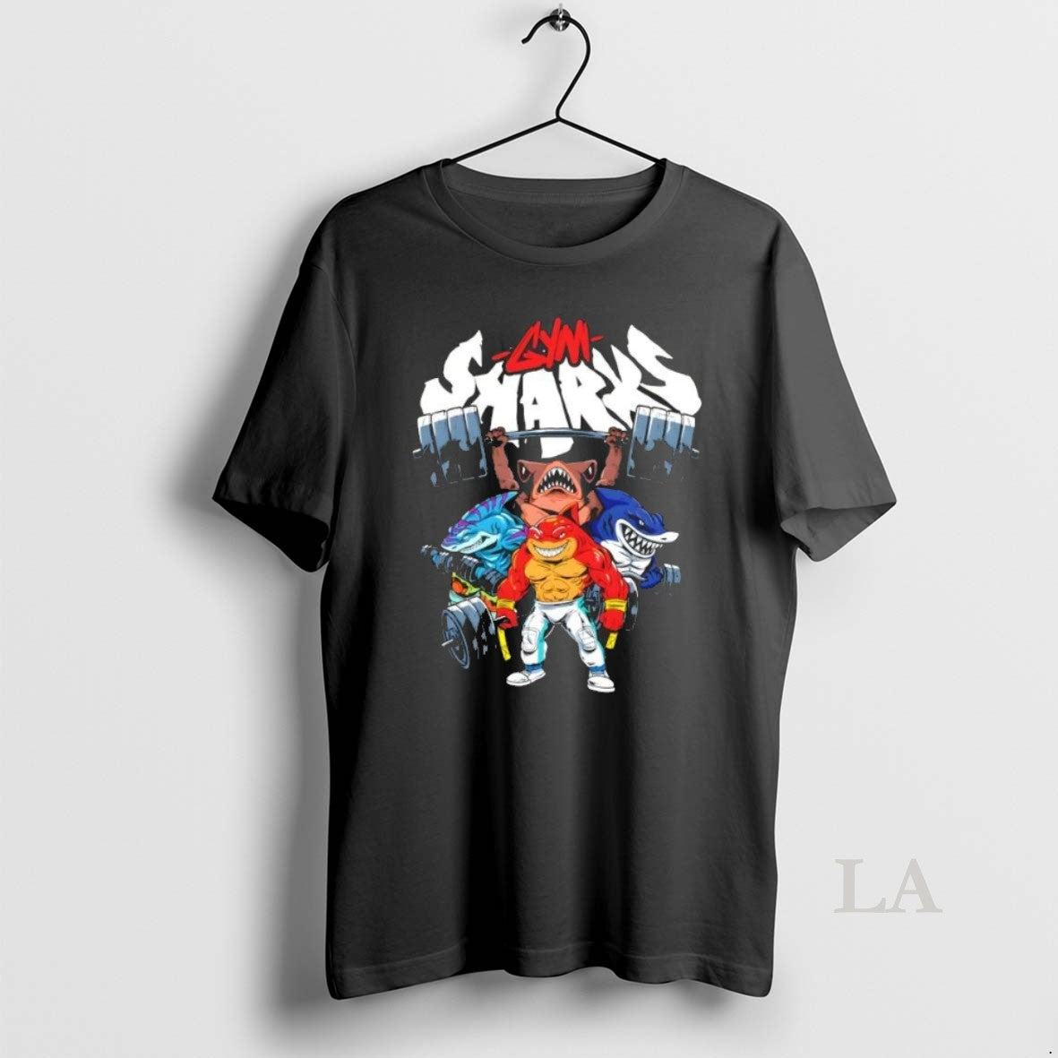 Original Gym Sharks Fitted Cartoon Unisex
