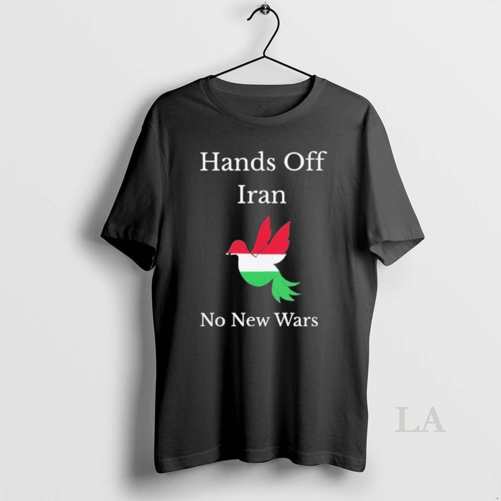 Original Hands Off Iran No New Wars Unisex