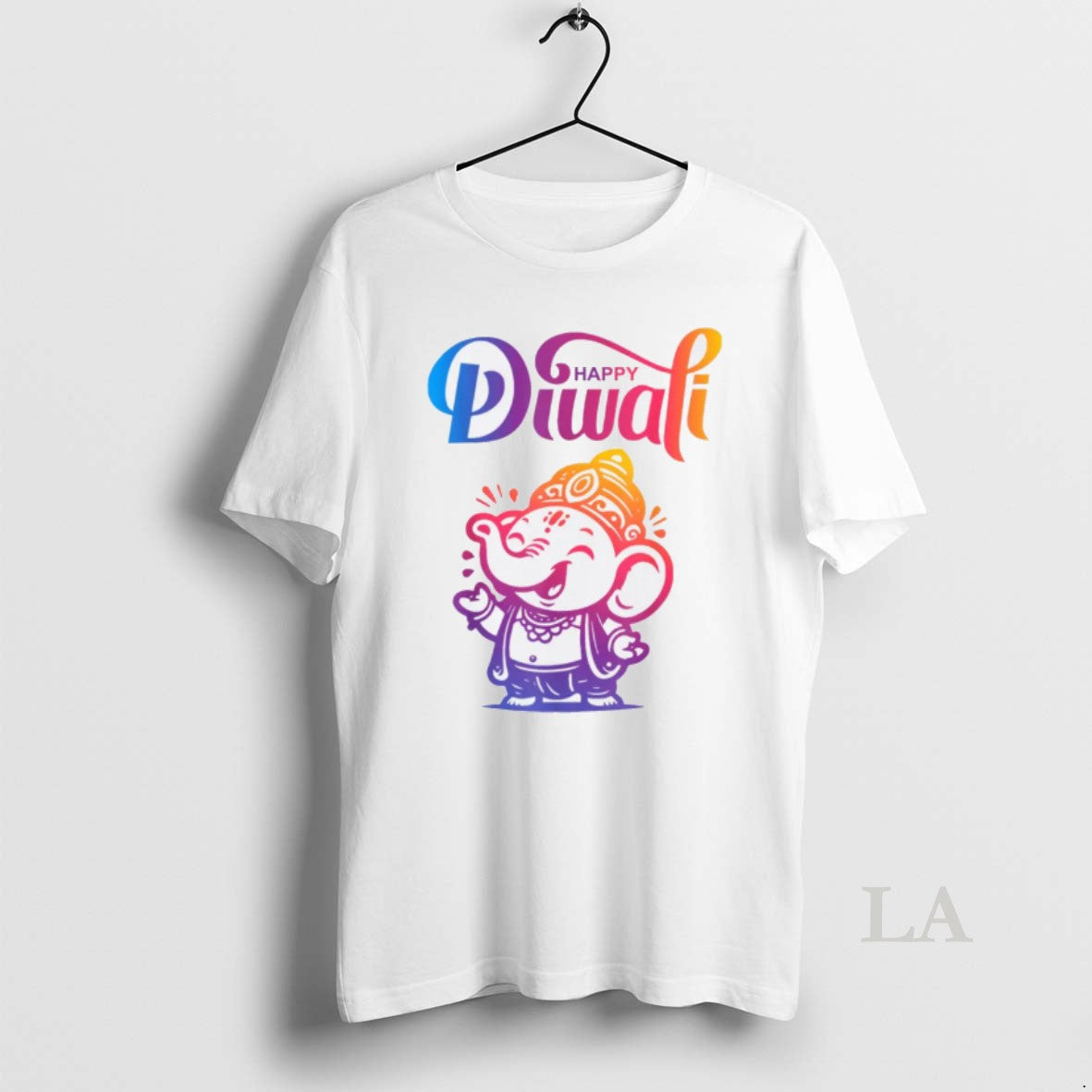Original Happy Diwali Deepavali Hindu Indian Festival Of Lights Elephant