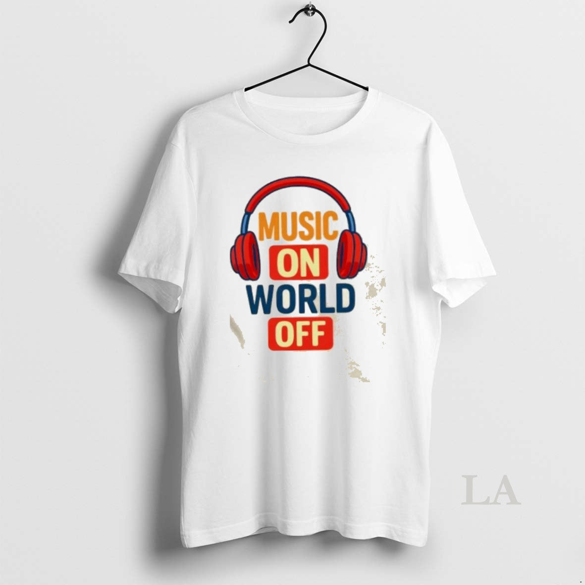 Original Headphone Music On World Off
