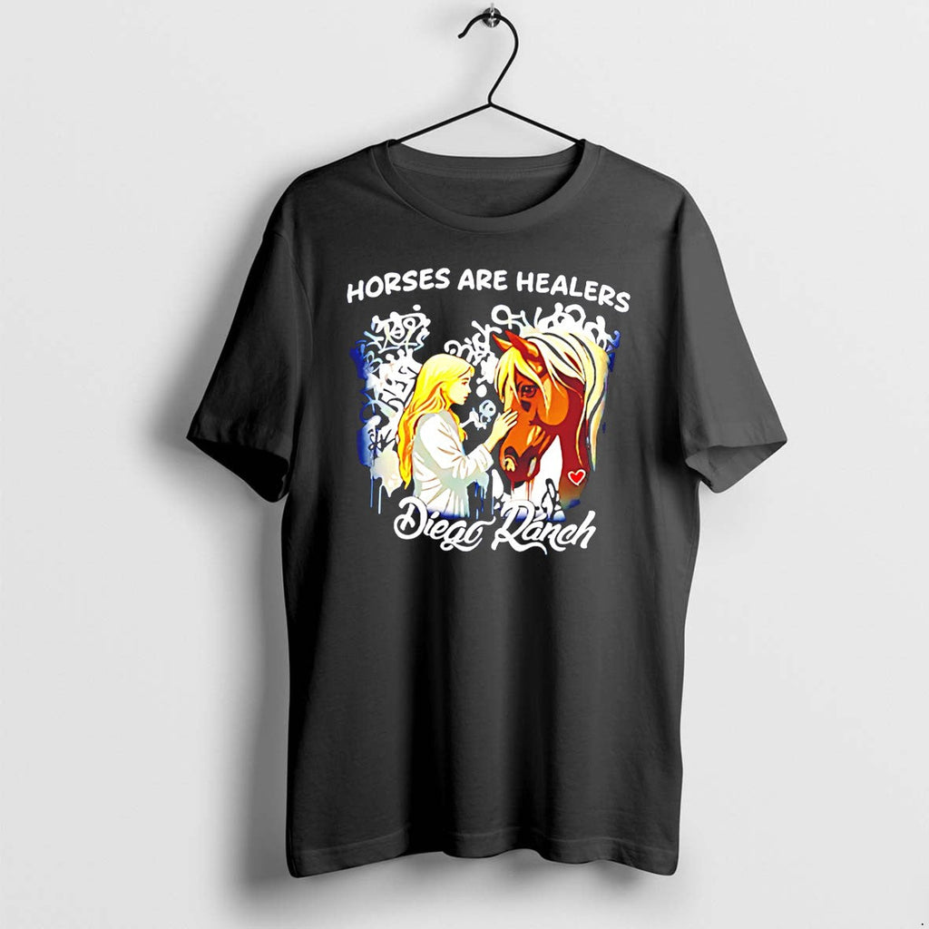 Original Horses Are Healers Died Ranch Horse Lover Tee Tshirts Jpg Unisex