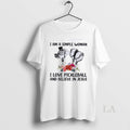 Original I Am A Simple Woman I Love Pickleball And Believe In Jesus Unisex
