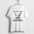 Original I Am A Simple Woman I Loves Dogs And Baseball Unisex
