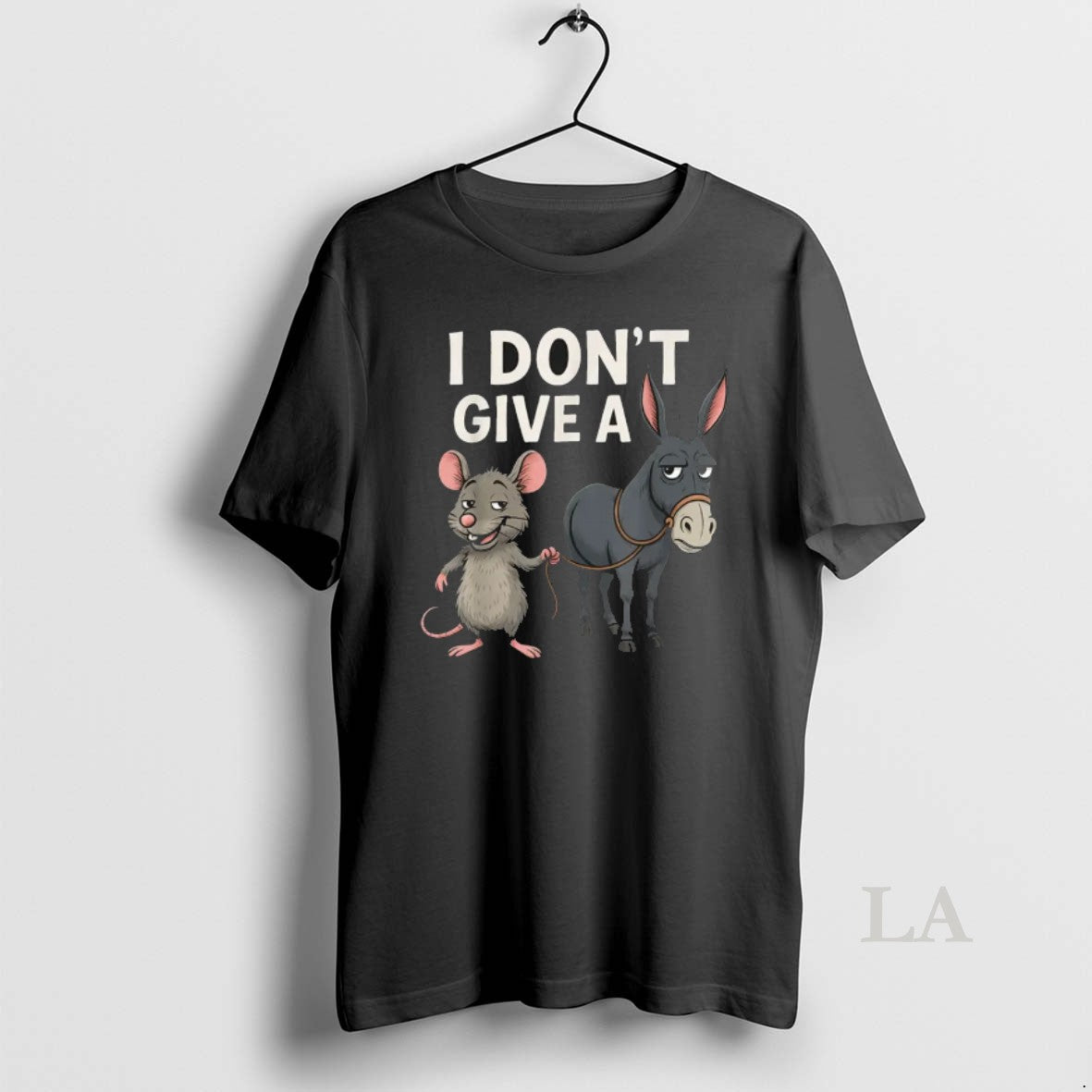 Original I Dont Give A Rats Donkey And Mouse