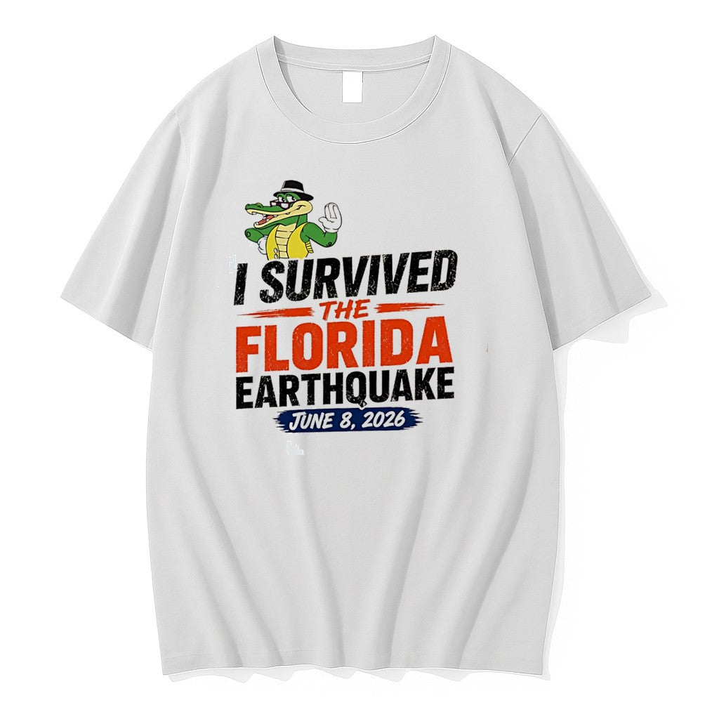 Original I Survived The Florida Earthquake June 8 2026 Tee Tshirts Jpg Unisex