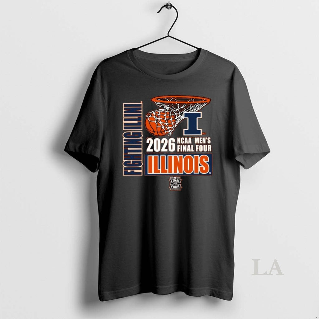Original Illinois Fighting Illini Basketball 2026 Ncaa Mens Final Four Unisex