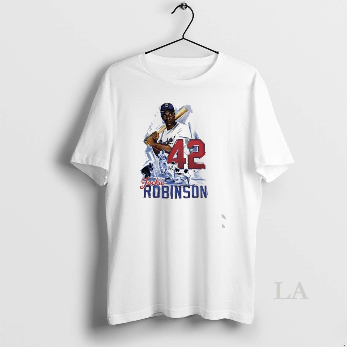 Original Jackie Robinson 42 Los Angeles Dodgers Baseball Graphic Unisex