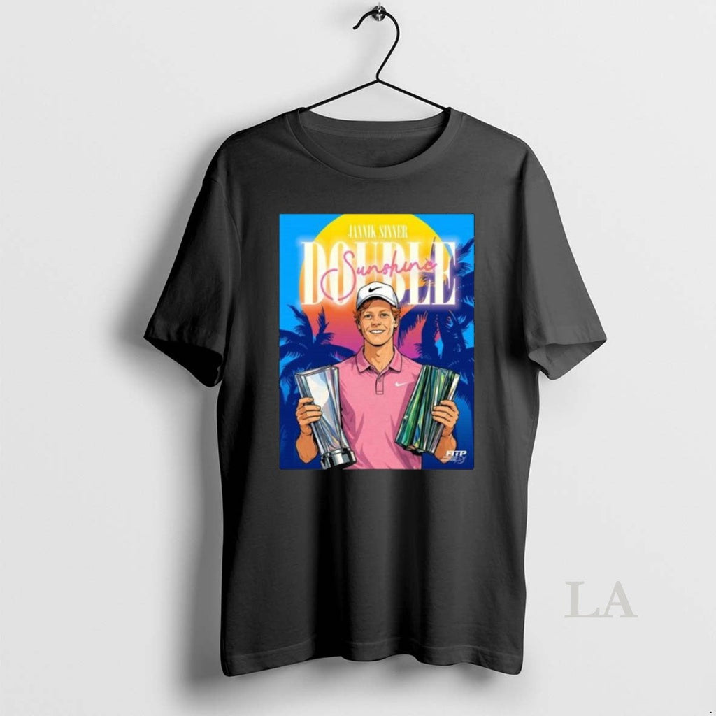 Original Jannik Sinner Double Sunshine Miami Open 2026 Champions Unisex