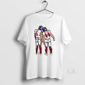 Original Jaxson Dart Cam Skattebo New York Football Players Pose