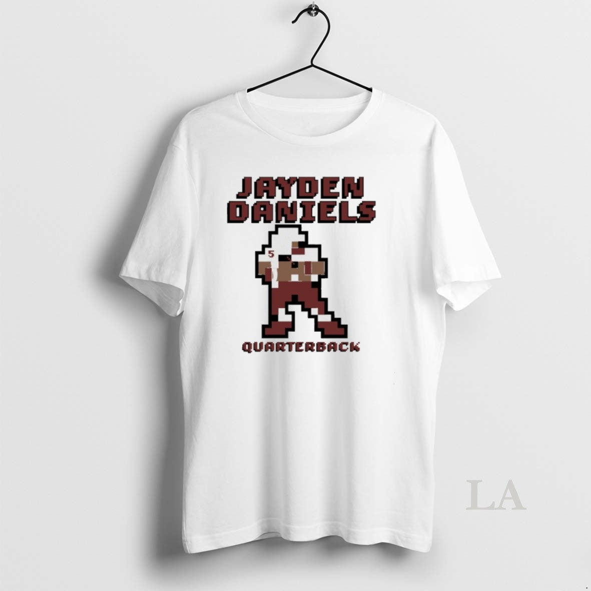 Original Jayden Daniels 5 Washington Commanders Quarterback Retro Baller