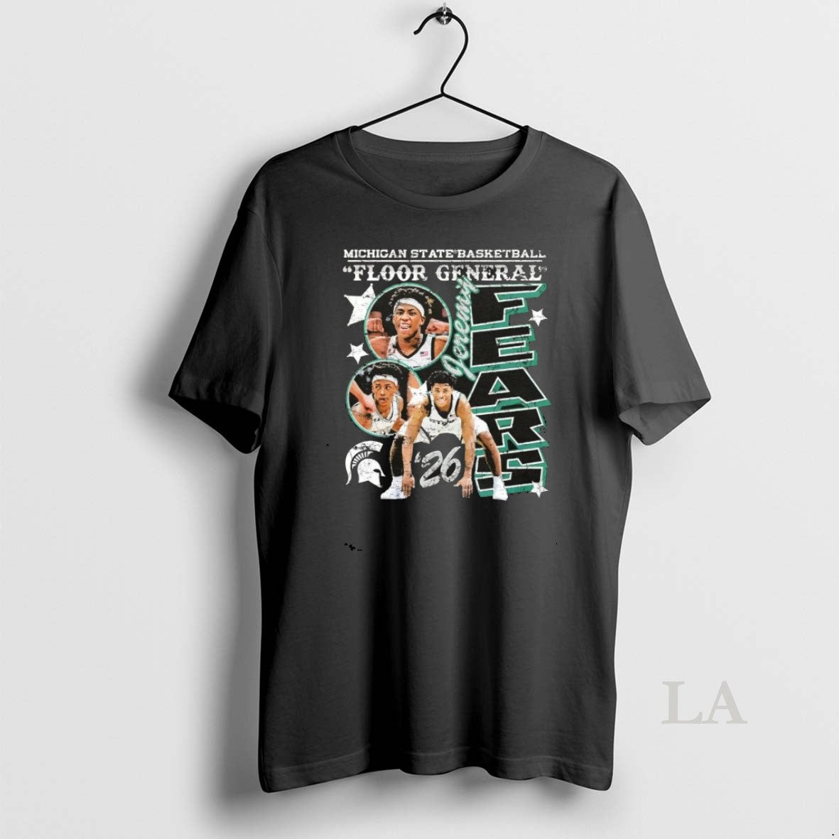 Original Jeremy Fears Michigan State Spartans Floor General Elevated 90s Graphic Unisex