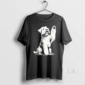 Original Jon Gruden Wearing Soft Coated Wheaten Terrier Dog