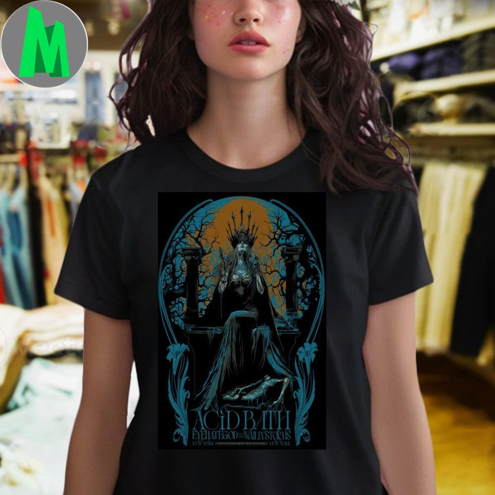 Original July 11, 2025 Acid Bath Tour Brooklyn, New York Poster Shirt Unisex