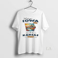 Original Just An Iowa Girl In A Kansas World Retro Unisex