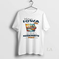 Original Just An Iowa Girl In A Massachusetts World Retro Unisex