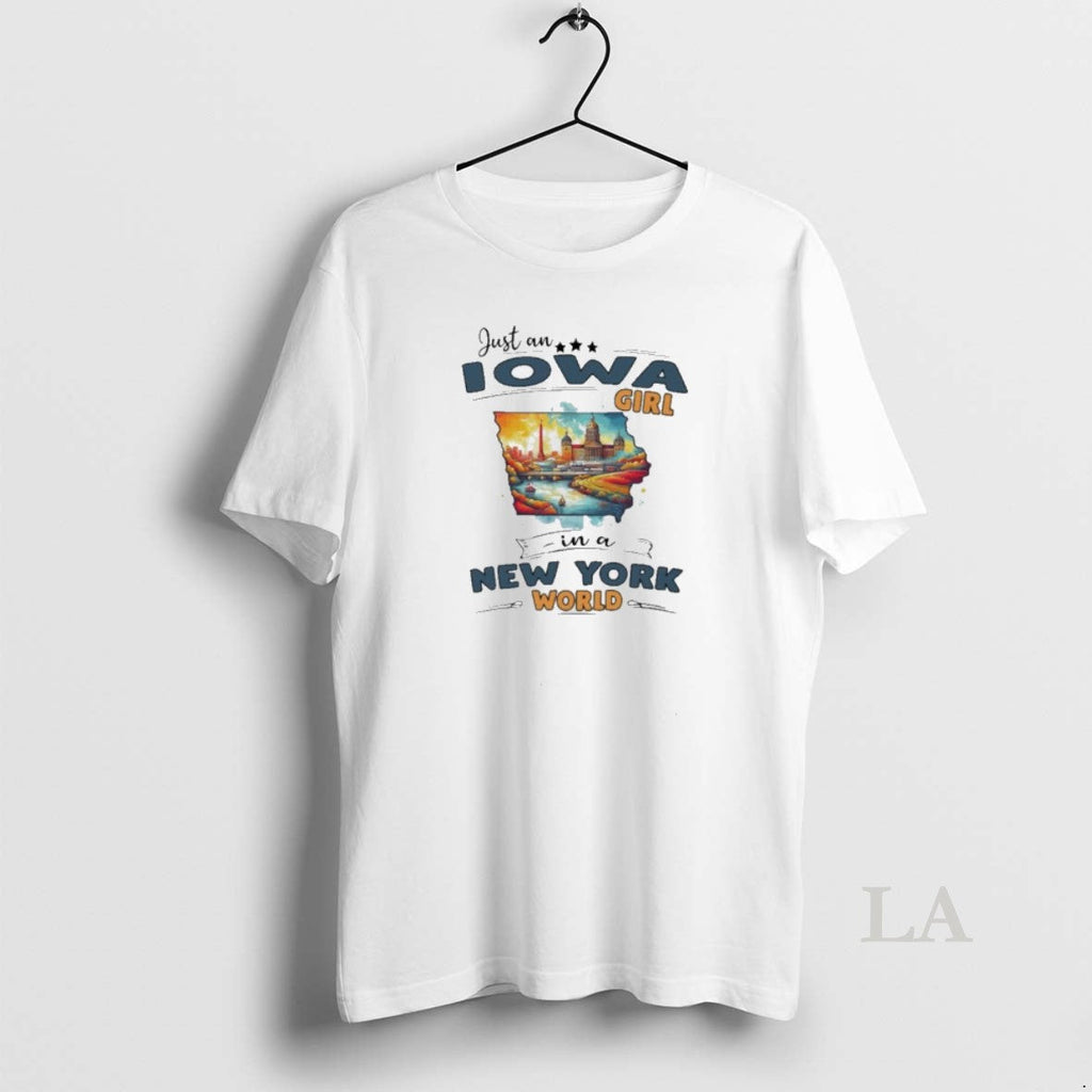 Original Just An Iowa Girl In A New York World Retro Unisex