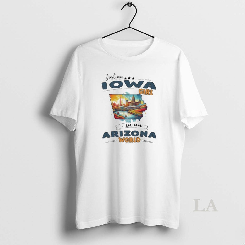 Original Just An Iowa Girl In An Arizona World Retro Unisex
