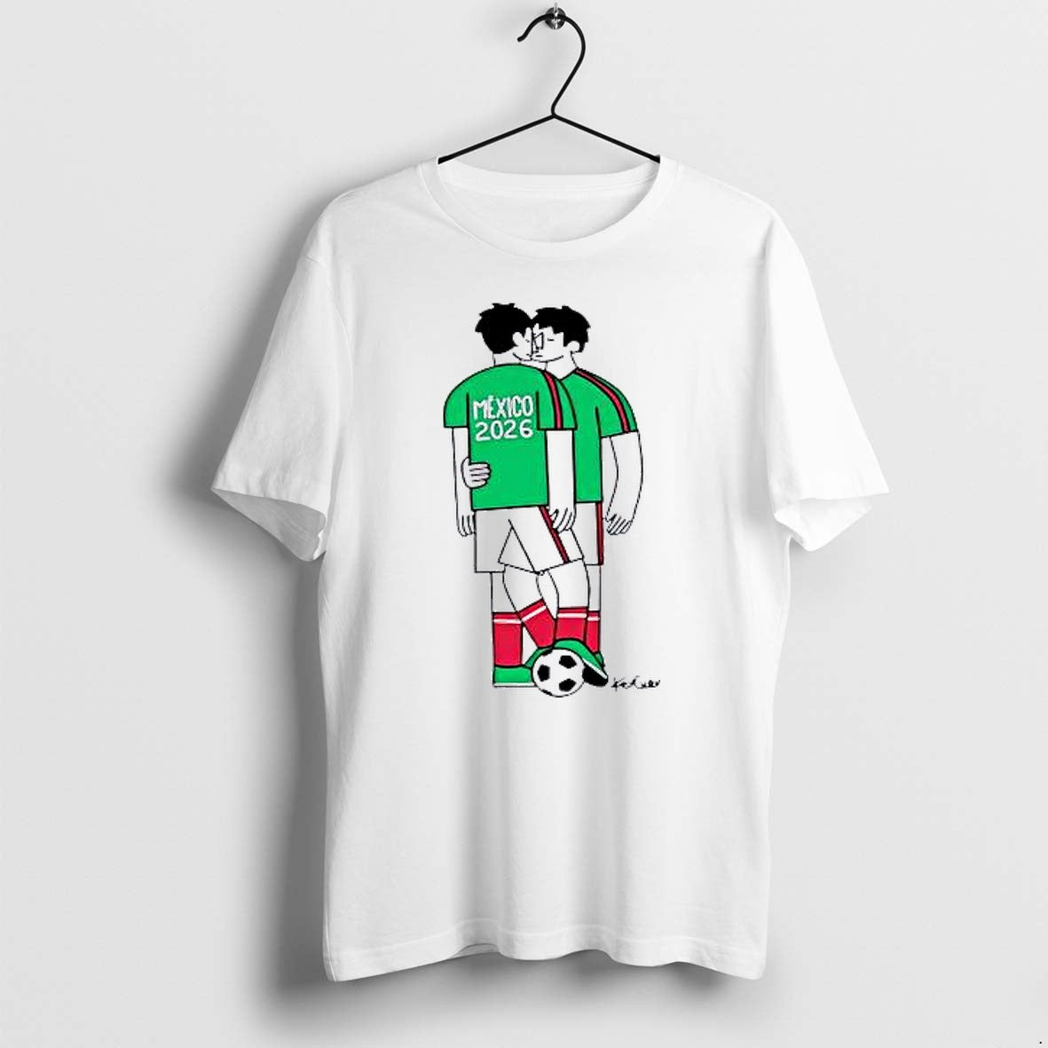 Original Kev Cuev Mexico 2026 Soccer Tshirts Jpg Unisex