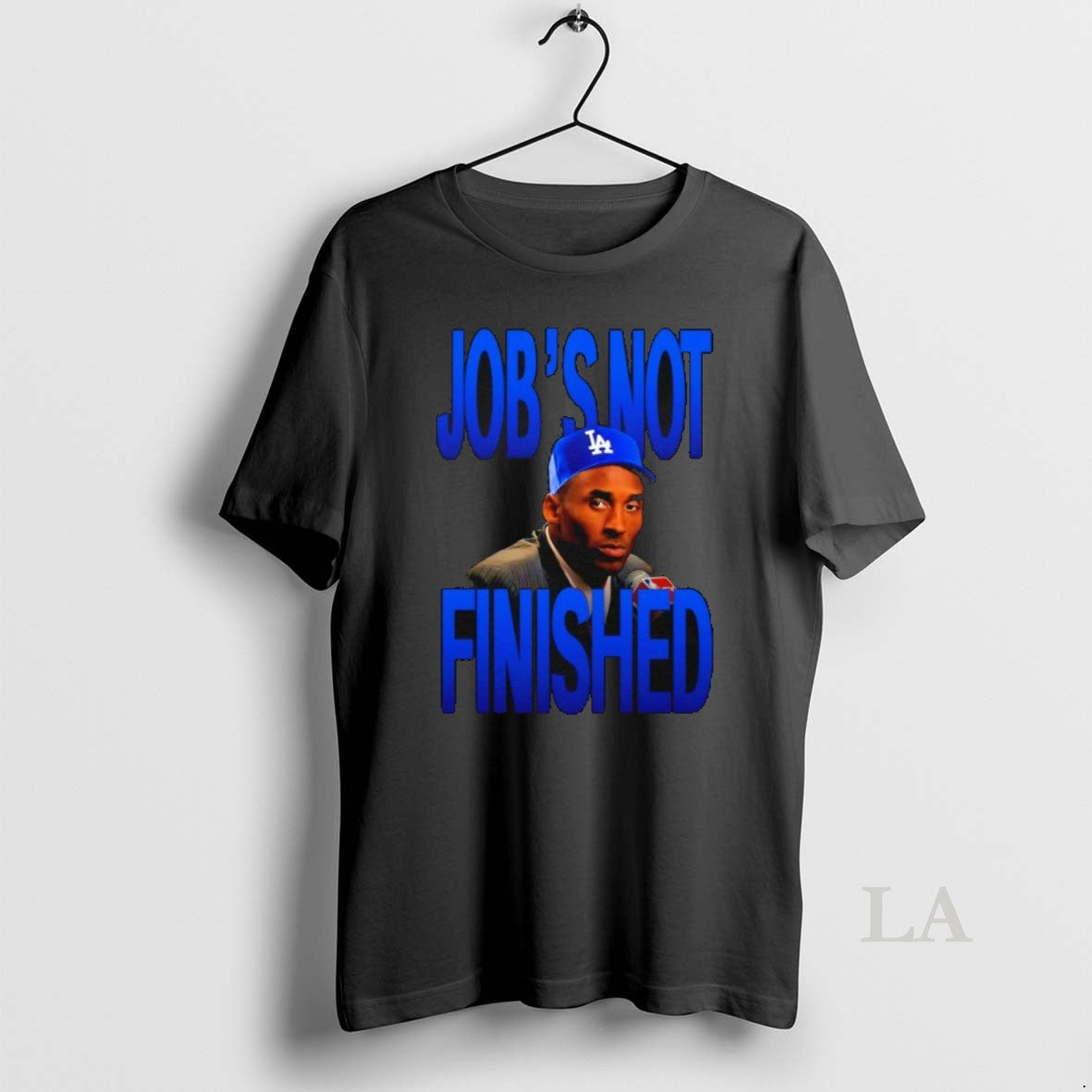 Original Kobe Bryant Los Angeles Dodgers Baseball Jobs Not Finished