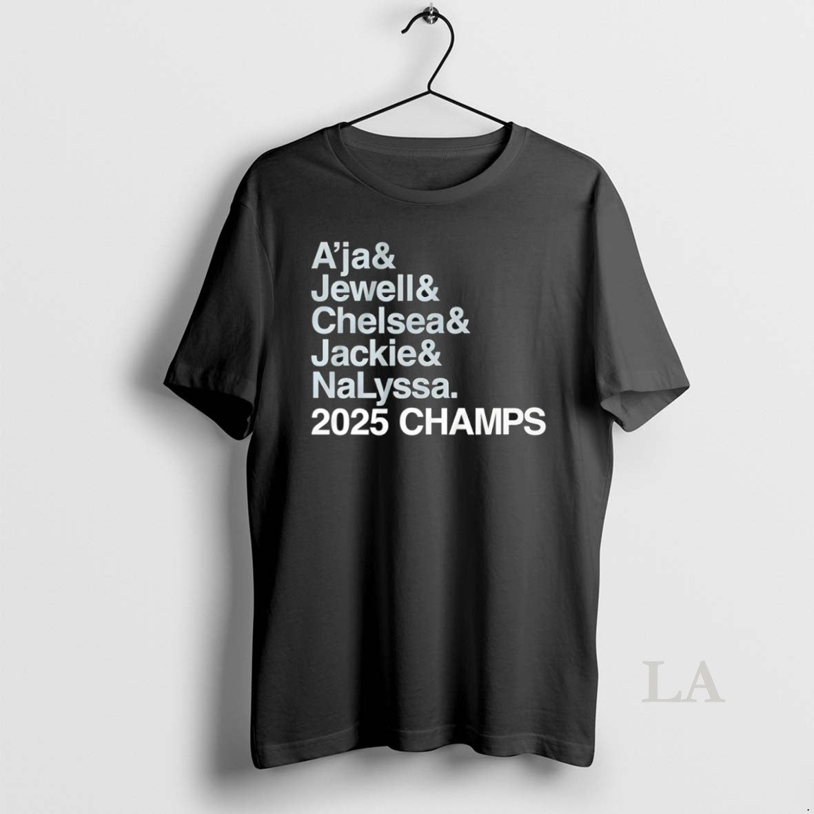 Original Las Vegas Aces Aja And Jewell And Chelsea And Jackie And Nalyssa 2025 Champs