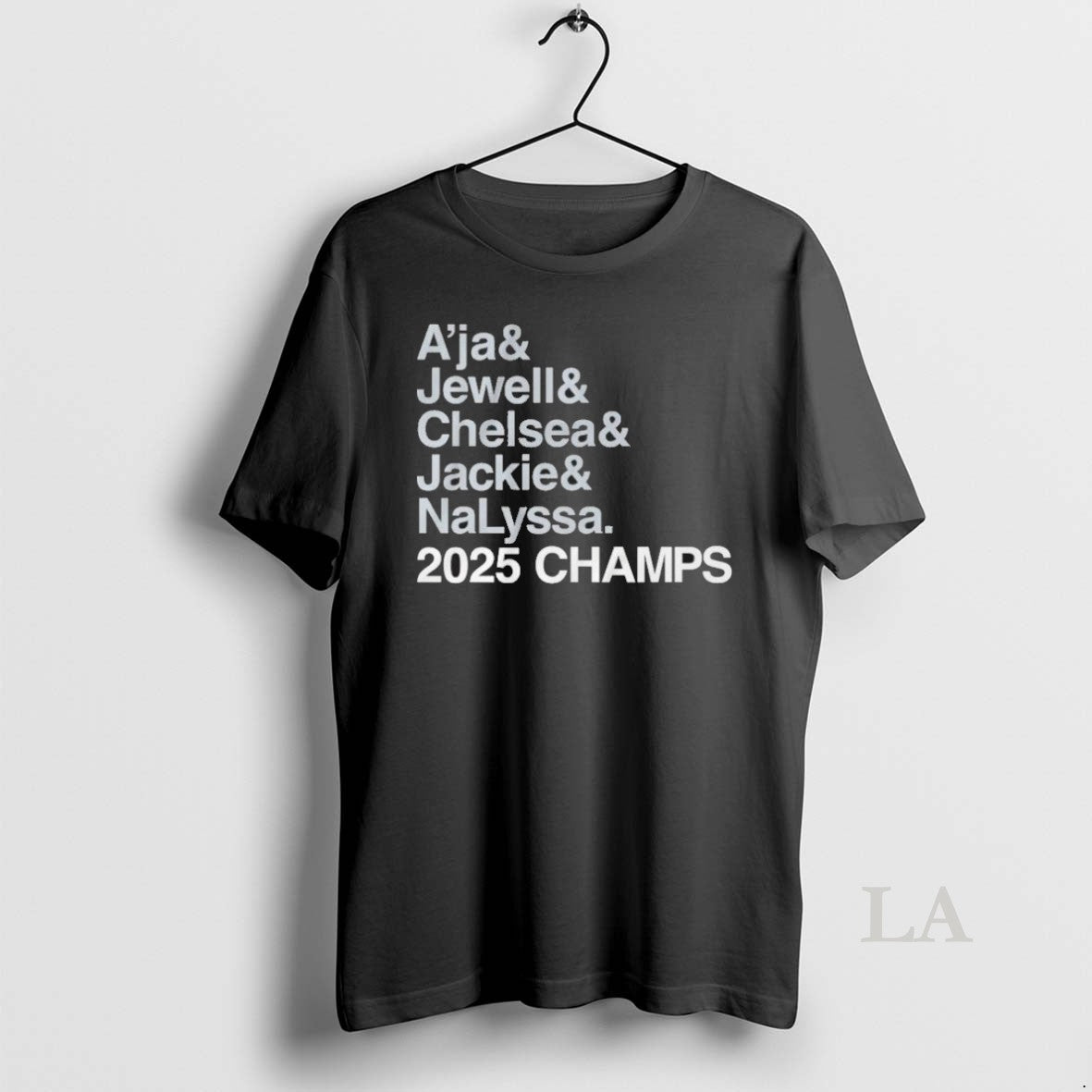 Original Las Vegas Aces Basketball Ampersand 2025 Champs T Men