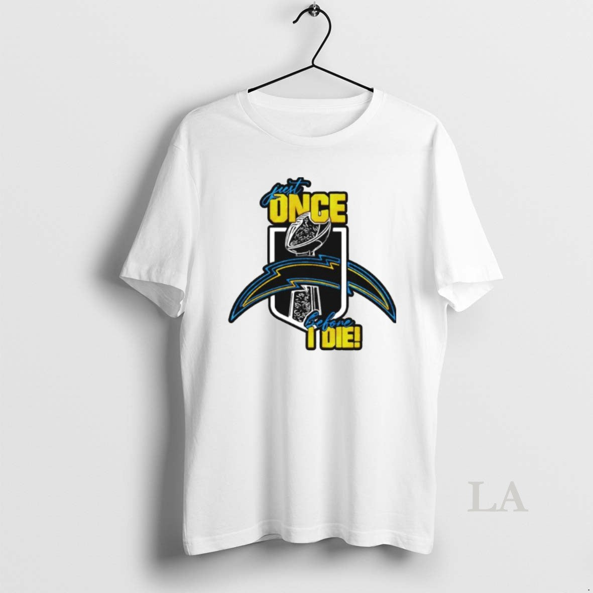 Original Los Angeles Chargers Just Once Before I Die Ornaments