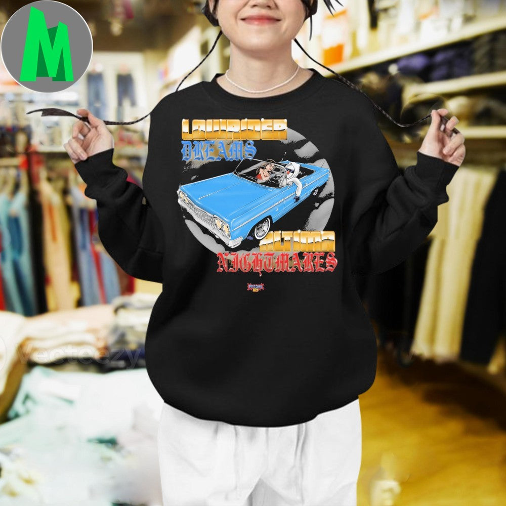 Original Lowrider Dreams & Nightmares Car Graphic Black Unisex