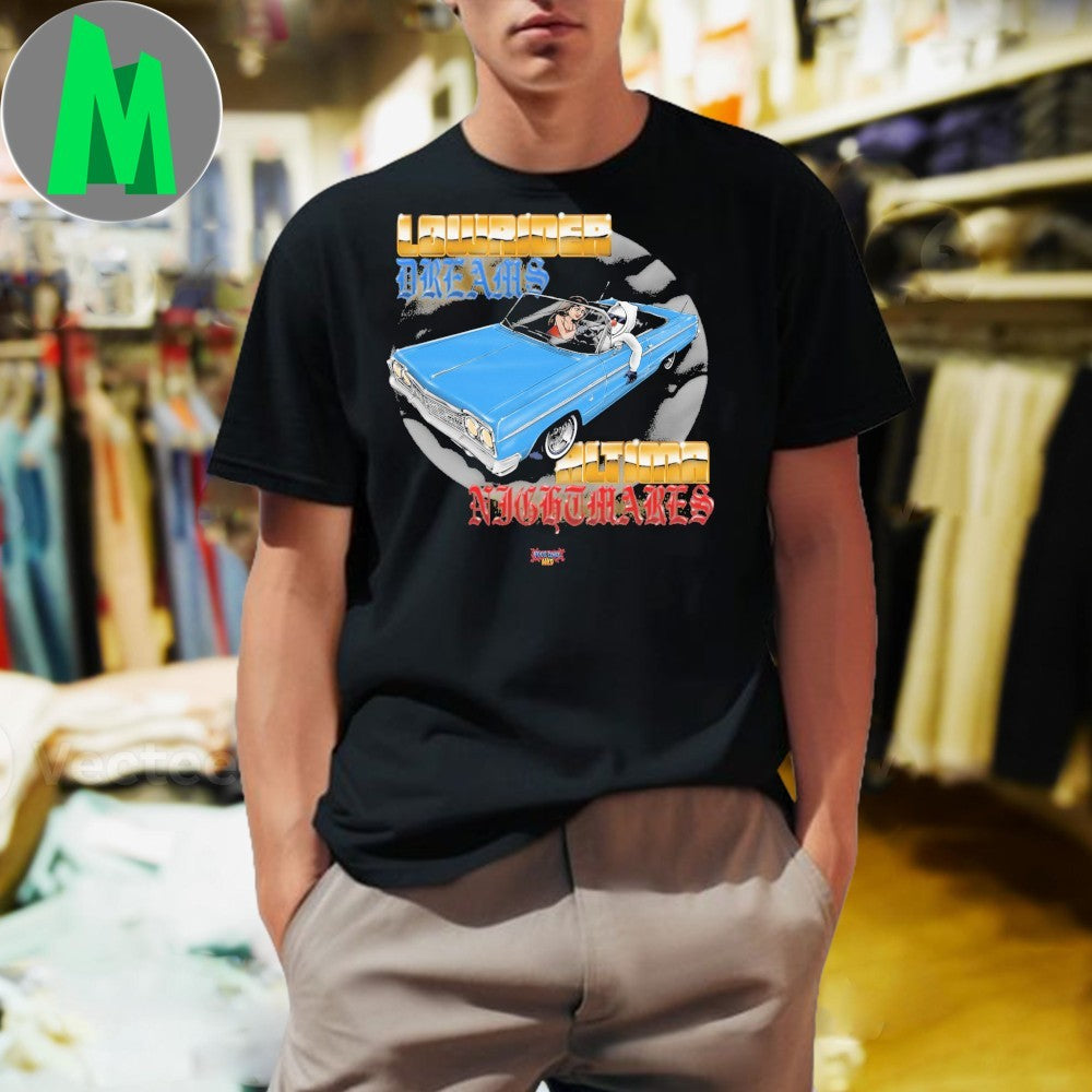 Original Lowrider Dreams & Nightmares Car Graphic Black Unisex