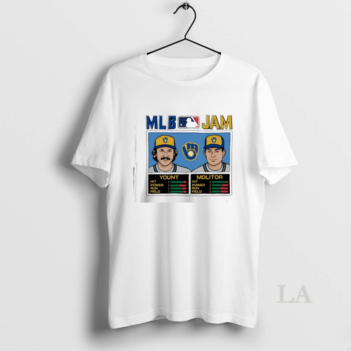 Original Mlb Jam Milwaukee Brewers Robin Yount And Paul Molitor