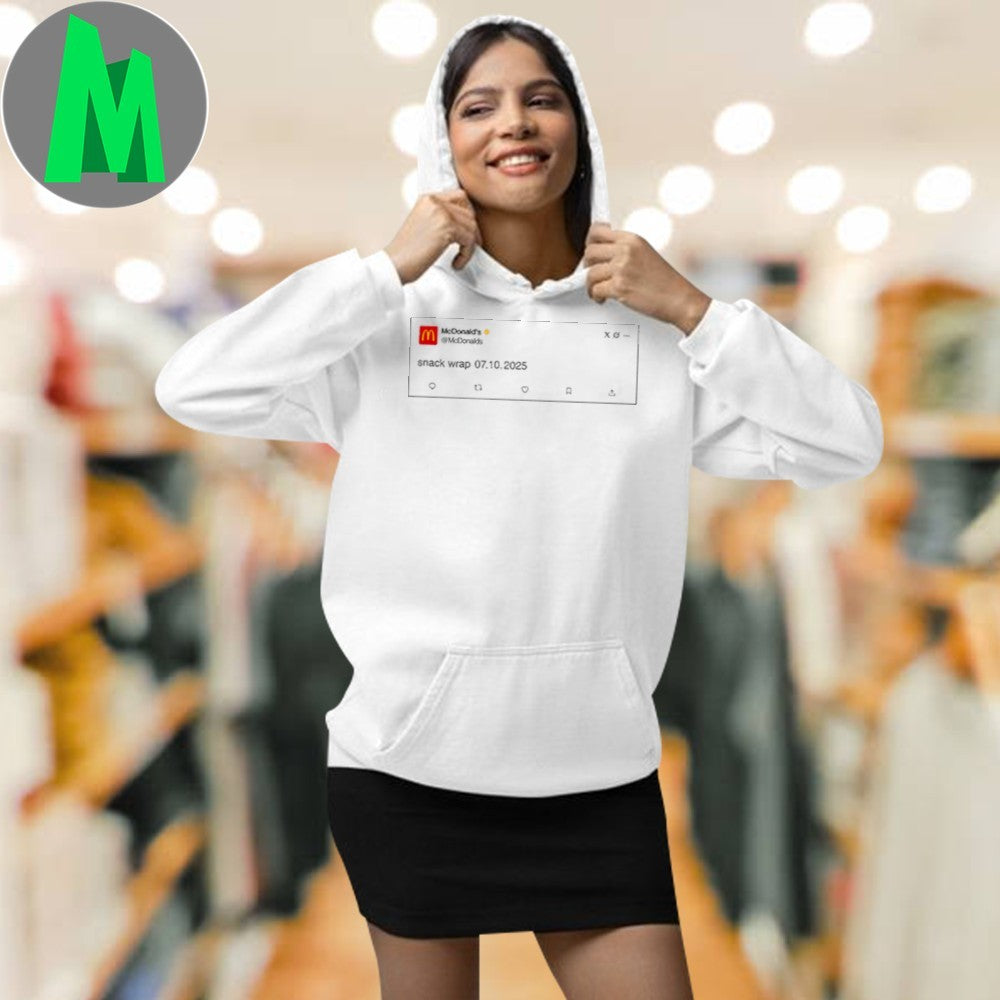 Original McDonald’s Snack Wrap Return Announcement Unisex
