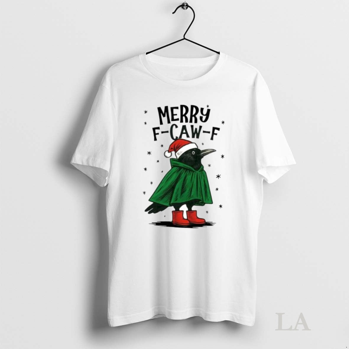 Original Merry F Caw F Funny Christmas Ornaments