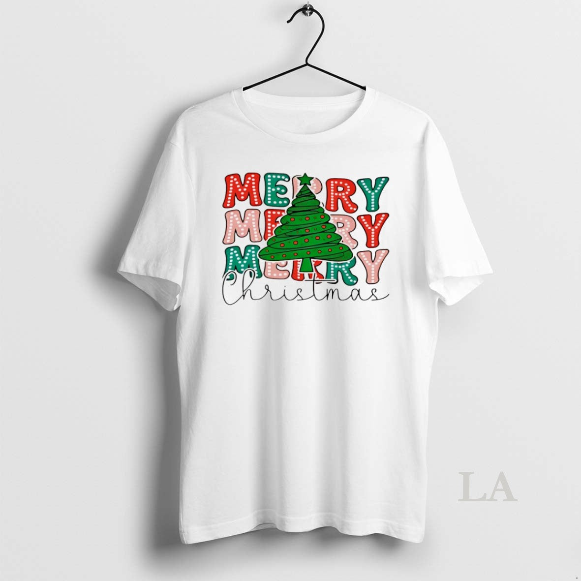 Original Merry Merry Merry Christmas Tree