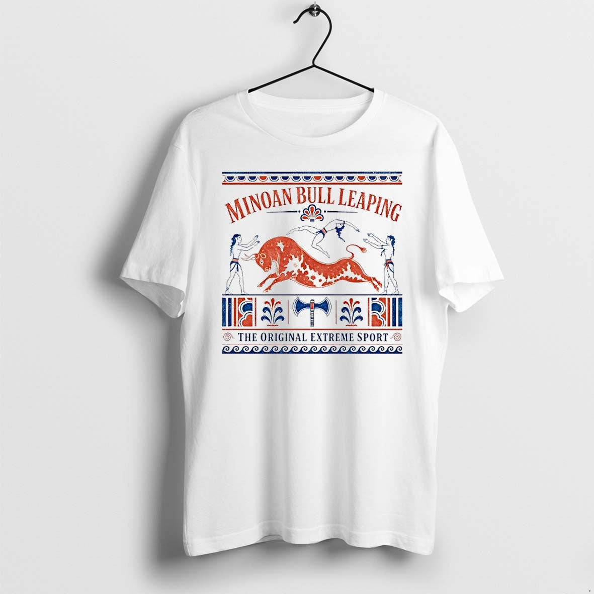 Original Minoan Bull Leaping The Extreme Sport Ancient Greek History Tshirts Unisex