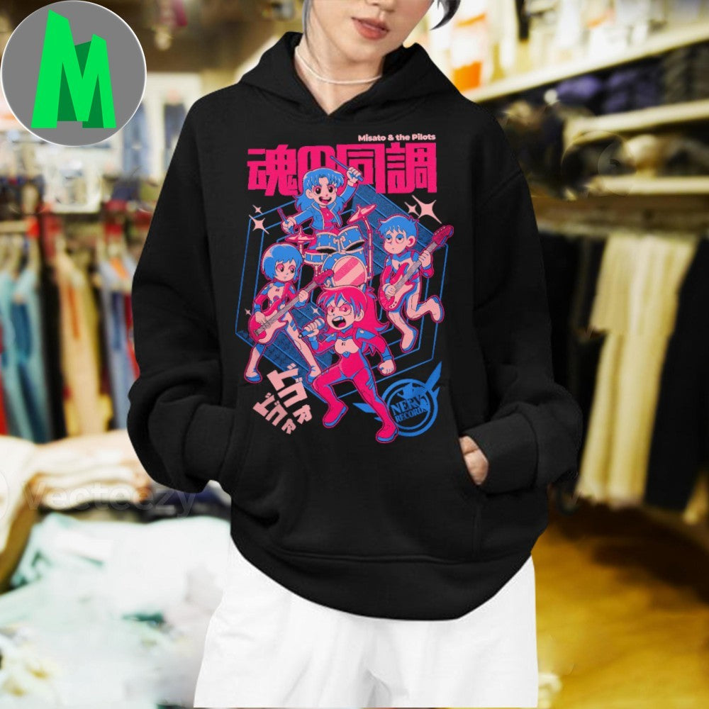 Original Misato And The Pilots Shirt Unisex