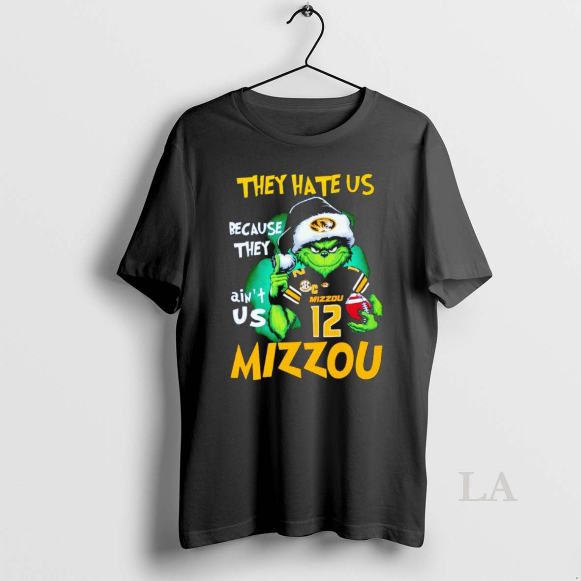 Original Missouri Tigers Football The Grinch They Hate Us Because They Aint Us Mizzou Christmas