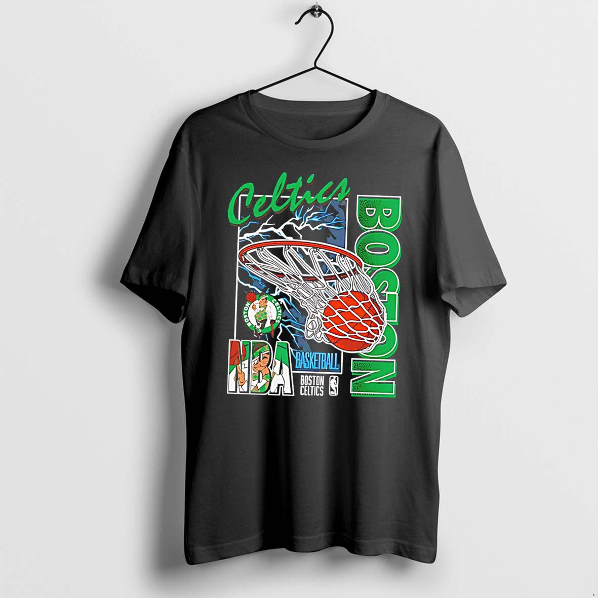 Original Mitchell And Ness Boston Celtics Basketball Graphic Tee Tshirts Jpg Unisex